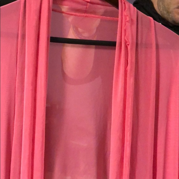 🌸 Long Pink Cover Up - New With Tags - Picture 2 of 4